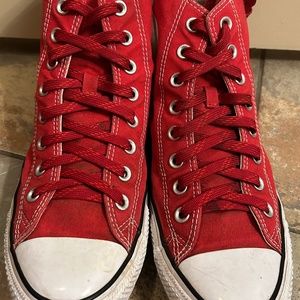 Men’s 11 Red Hightop Converse